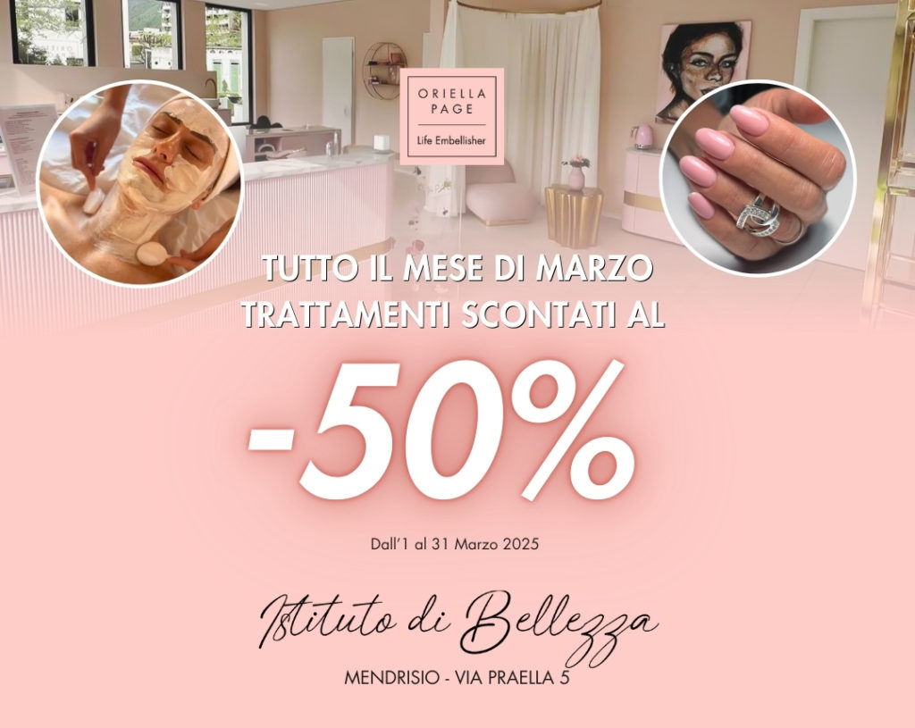 Oriella Page Istituto di Bellezza trattamenti scontati
